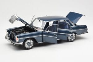 Mercedes 280 SE W108 Dark Blue Metallic Norev 1:18 183534 Diecast - image 2 of 8