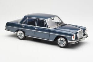 Mercedes 280 SE W108 Dark Blue Metallic Norev 1:18 183534 Diecast - image 6 of 8