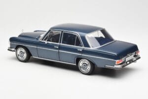 Mercedes 280 SE W108 Dark Blue Metallic Norev 1:18 183534 Diecast - image 7 of 8