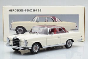 Mercedes 280 SE W108 White AUTOart 1:18 76287 Diecast - image 8 of 8