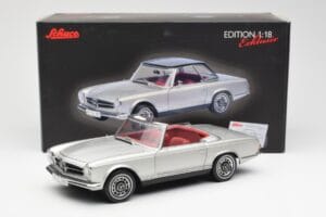 Mercedes 280 SL W113 Pagoda Silver Schuco 1:18 450035000 Diecast - image 8 of 8