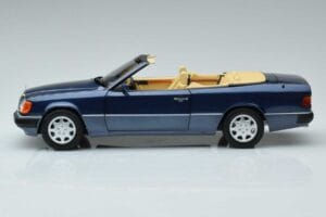 Mercedes 300 CE-24 A124 Cabriolet Nautical Blue Limited Edition Norev 1:18 183879 Diecast - image 4 of 7