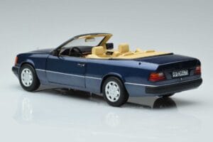Mercedes 300 CE-24 A124 Cabriolet Nautical Blue Limited Edition Norev 1:18 183879 Diecast - image 6 of 7