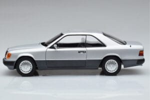 Mercedes 300 CE-24 C124 Coupe Silver Norev 1:18 183880 Diecast - image 4 of 7