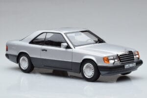 Mercedes 300 CE-24 C124 Coupe Silver Norev 1:18 183880 Diecast - image 5 of 7