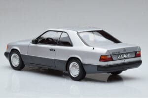 Mercedes 300 CE-24 C124 Coupe Silver Norev 1:18 183880 Diecast - image 6 of 7