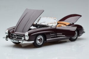 Mercedes 300 SL W198 Roadster Red Norev 1:18 183891 Diecast - image 2 of 8