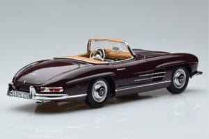 Mercedes 300 SL W198 Roadster Red Norev 1:18 183891 Diecast - image 3 of 8