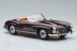 Mercedes 300 SL W198 Roadster Red Norev 1:18 183891 Diecast - image 6 of 8