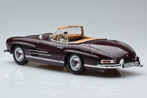 Mercedes 300 SL W198 Roadster Red Norev 1:18 183891 Diecast - image 7 of 8