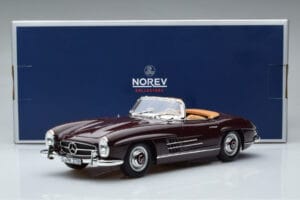 Mercedes 300 SL W198 Roadster Red Norev 1:18 183891 Diecast - image 8 of 8