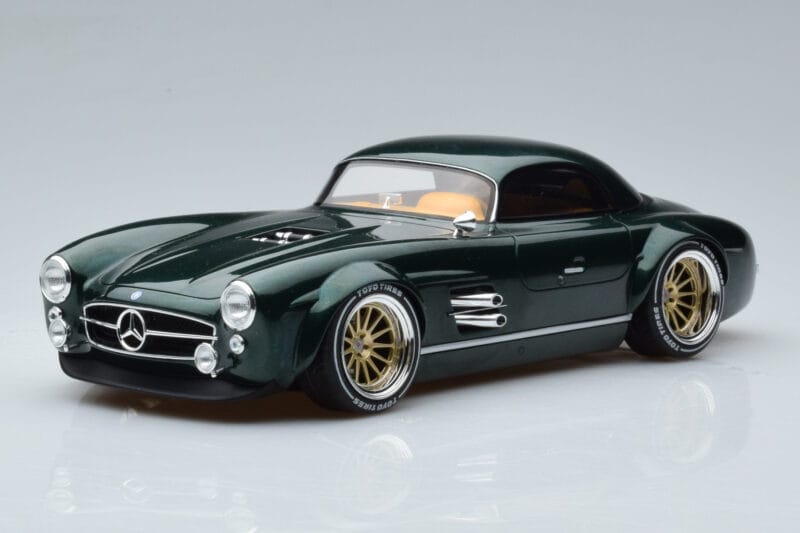 Mercedes 300 SL Speedster Hard Top By S-Klub Green GT Spirit 1:18 GT872 Resin