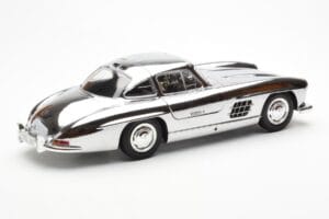 Mercedes 300 SL W198 Chrome Minichamps 1:18 B66040645 Diecast - image 3 of 8