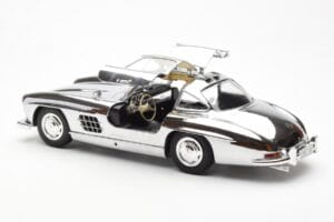 Mercedes 300 SL W198 Chrome Minichamps 1:18 B66040645 Diecast - image 5 of 8