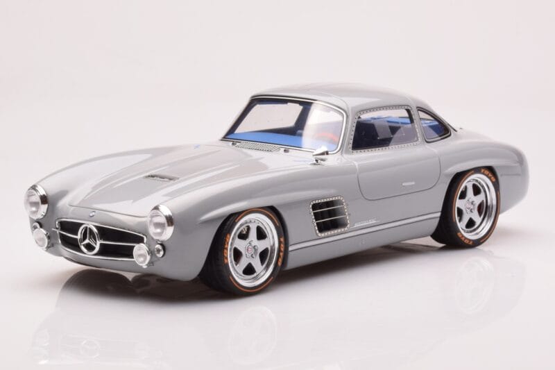 Mercedes 300 SL W198 Gullwing By S-Klub Grey GT Spirit 1:18 GT418 Resin