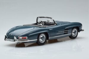 Mercedes 300 SL W198 Roadster Blue Norev 1:18 B66040668 Diecast - image 3 of 9