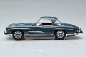 Mercedes 300 SL W198 Roadster Blue Norev 1:18 B66040668 Diecast - image 5 of 9