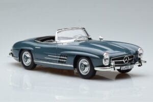 Mercedes 300 SL W198 Roadster Blue Norev 1:18 B66040668 Diecast - image 7 of 9