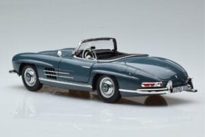 Mercedes 300 SL W198 Roadster Blue Norev 1:18 B66040668 Diecast - image 8 of 9