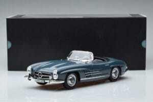 Mercedes 300 SL W198 Roadster Blue Norev 1:18 B66040668 Diecast - image 9 of 9