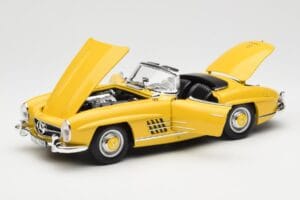 Mercedes 300 SL W198 Roadster Yellow Norev 1:18 B66040669 Diecast - image 2 of 8