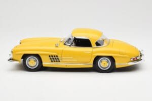 Mercedes 300 SL W198 Roadster Yellow Norev 1:18 B66040669 Diecast - image 4 of 8