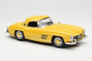 Mercedes 300 SL W198 Roadster Yellow Norev 1:18 B66040669 Diecast - image 6 of 8