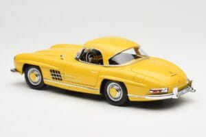 Mercedes 300 SL W198 Roadster Yellow Norev 1:18 B66040669 Diecast - image 7 of 8