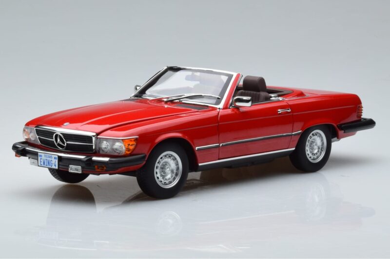 Mercedes 450 SL R107 US Version Red Norev 1:18 Mercedes 450 SL R107 US Version Red Norev 1:18 183729 Diecast