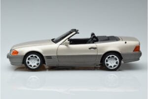 Mercedes 500 SL R129 Smoke Silver Norev 1:18 183719 Diecast - image 4 of 7