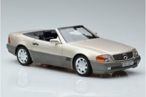 Mercedes 500 SL R129 Smoke Silver Norev 1:18 183719 Diecast - image 5 of 7