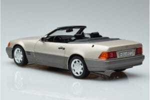 Mercedes 500 SL R129 Smoke Silver Norev 1:18 183719 Diecast - image 6 of 7