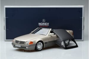 Mercedes 500 SL R129 Smoke Silver Norev 1:18 183719 Diecast - image 7 of 7