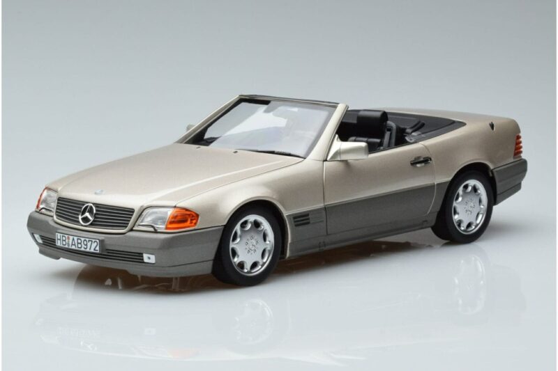 Mercedes 500 SL R129 Smoke Silver Norev 1:18 Mercedes 500 SL R129 Smoke Silver Norev 1:18 183719 Diecast