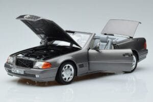 Mercedes 500 SL R129 Gray Metallic Norev 1:18 183715 Diecast - image 2 of 7