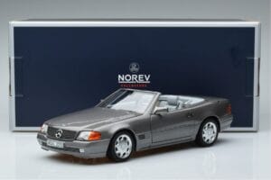 Mercedes 500 SL R129 Gray Metallic Norev 1:18 183715 Diecast - image 7 of 7