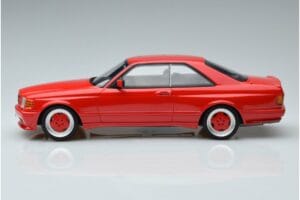 Mercedes 560 SEC W126 Widebody Red Otto 1:18 OT995 Resin - image 3 of 6