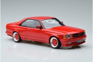Mercedes 560 SEC W126 Widebody Red Otto 1:18 OT995 Resin - image 4 of 6