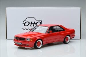 Mercedes 560 SEC W126 Widebody Red Otto 1:18 OT995 Resin - image 6 of 6