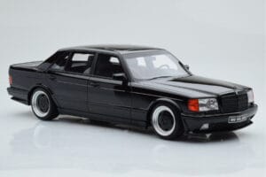 Mercedes 560 SEL AMG W126 Obsidian Black Otto 1:18 OT297 Resin - image 4 of 6