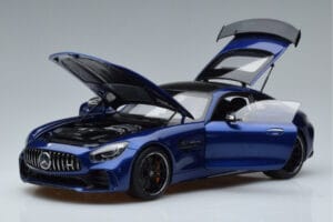 Mercedes AMG GT R C190 Brilliant Blue AUTOart 1:18 76334 Diecast - image 2 of 7