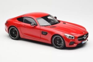 Mercedes AMG GT C190 Red Norev 1:18 183496 Diecast - image 6 of 8