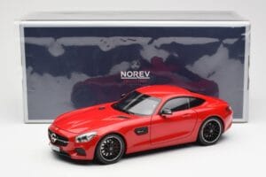 Mercedes AMG GT C190 Red Norev 1:18 183496 Diecast - image 8 of 8