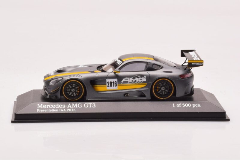 Mercedes AMG GT3 Presentation IAA 2015 Minichamps 1:43 Mercedes AMG GT3 Presentation IAA 2015 Minichamps 1:43 437163096 Diecast