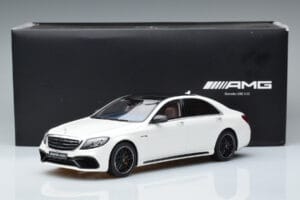 Mercedes AMG S63 W222 Diamond White GT Spirit 1:18 B66965714 Resin - image 6 of 6