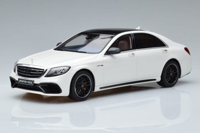 Mercedes AMG S63 W222 Diamond White GT Spirit 1:18 B66965714 Resin