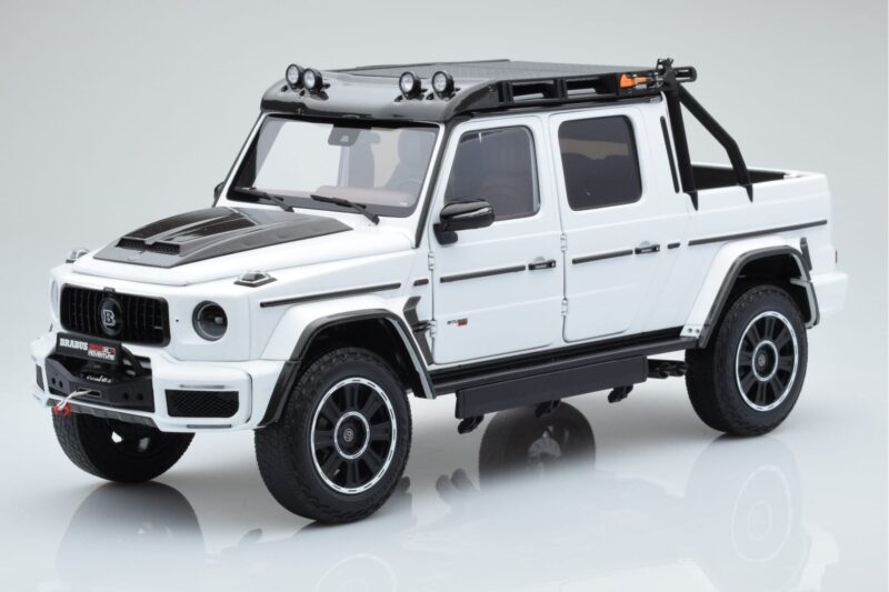 Mercedes Brabus G800 W464 Adventure XLP Polar White Almost Real 1:18 Mercedes Brabus G800 W464 Adventure XLP Polar White Almost Real 1:18 860524 Diecast