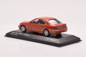 Mercedes C-Class W202 C240 Orange Metallic Minichamps 1:43 430037000 Diecast - image 3 of 4