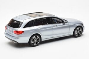 Mercedes C-Class W205 T-Model Silver Asia Exclusive Norev 1:18 183865 Diecast - image 3 of 8