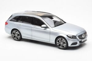 Mercedes C-Class W205 T-Model Silver Asia Exclusive Norev 1:18 183865 Diecast - image 6 of 8